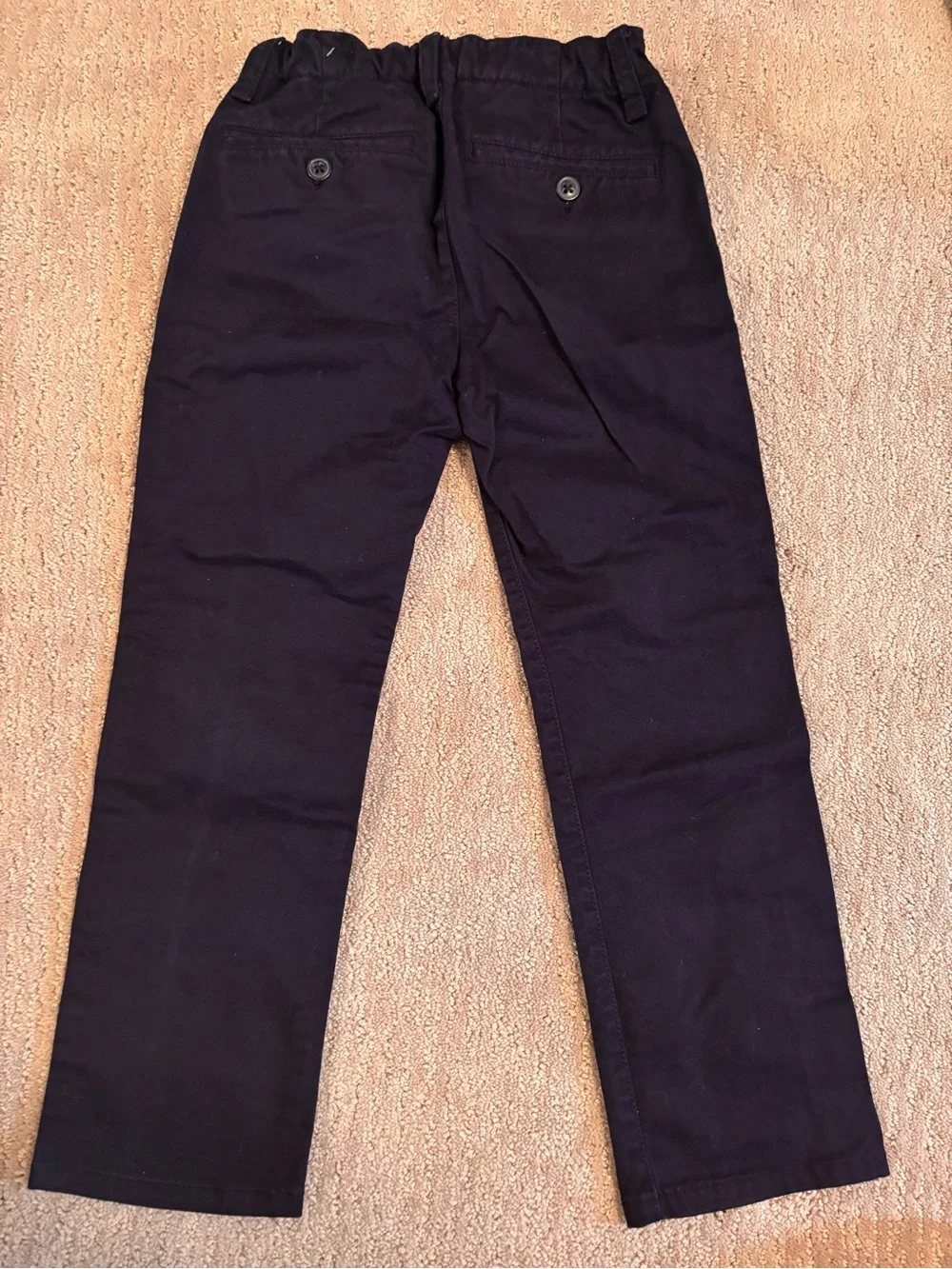 GAP Boys Dark Navy Straight Chino Pants